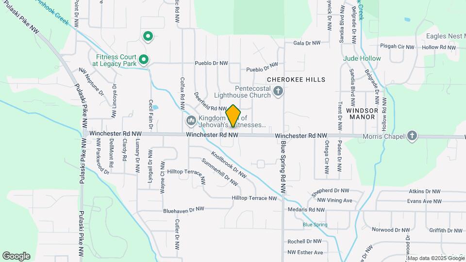 2716 Winchester Rd NW Map and Location Details