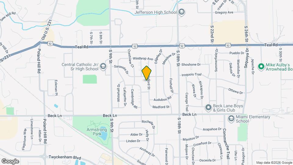 2516 Oxford St Map and Location Details