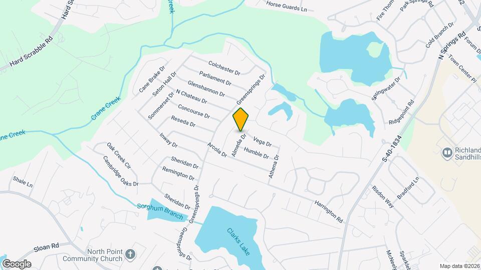 525 Almeda Dr Map and Location Details