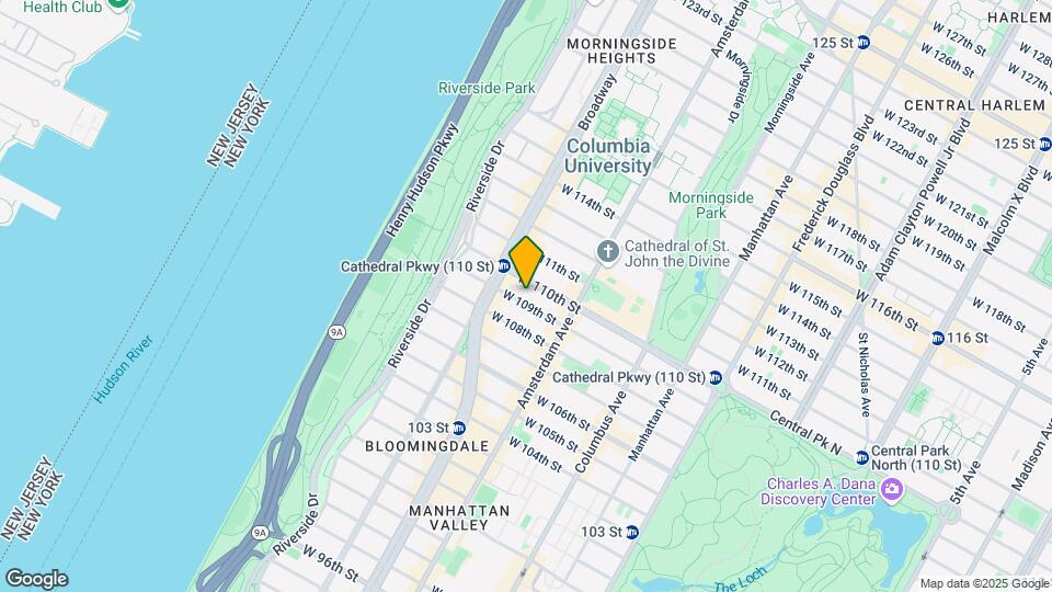 237 W 109th St Map and Location Details