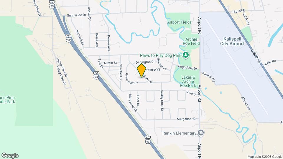 1993 Greatview Dr Mapa y Detalles de la Ubicación