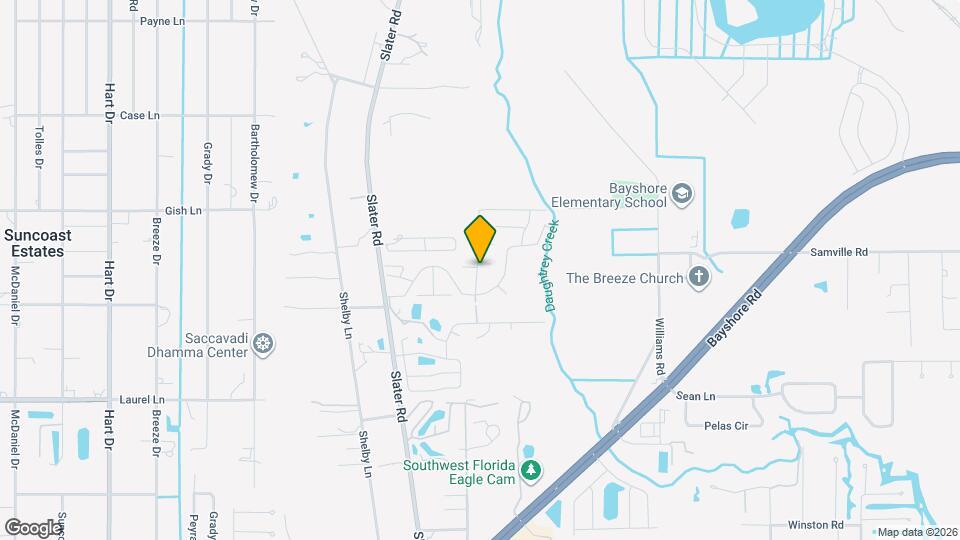 1022 Myakka Dr Map and Location Details