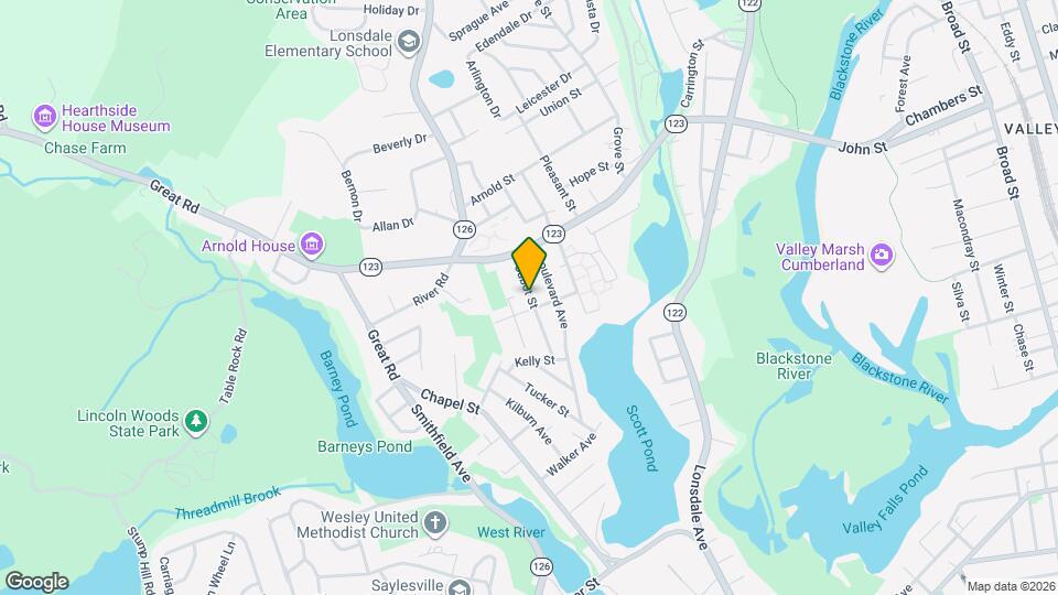 25 Cabot St Map and Location Details