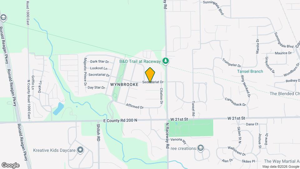 10875 Secretariat Dr Map and Location Details