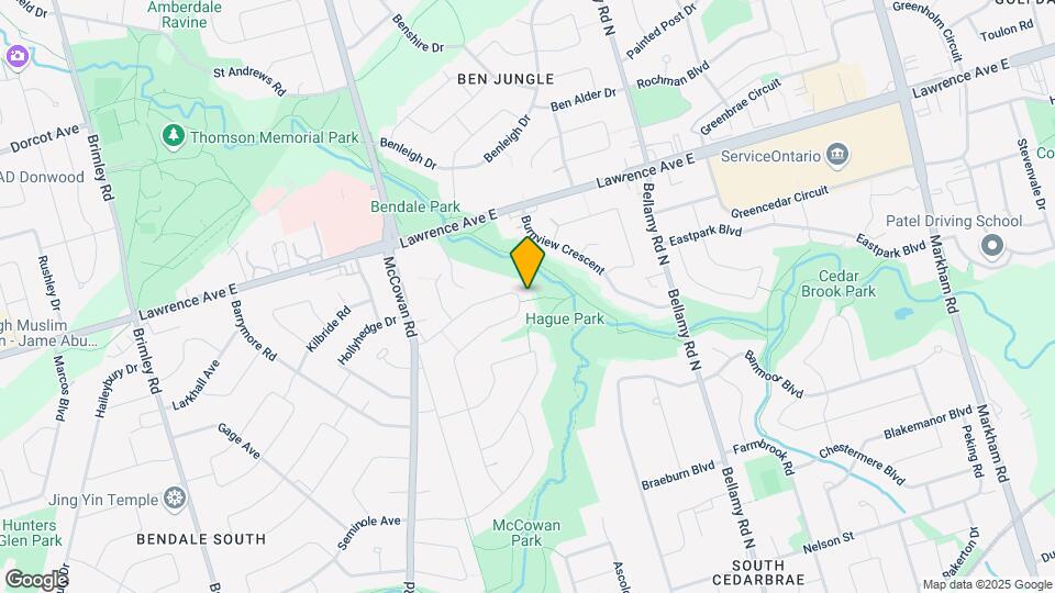93 Perivale Crescent Map and Location Details