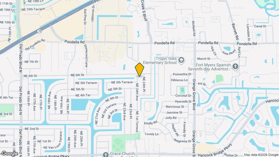 523 NE 24th Ave Map and Location Details