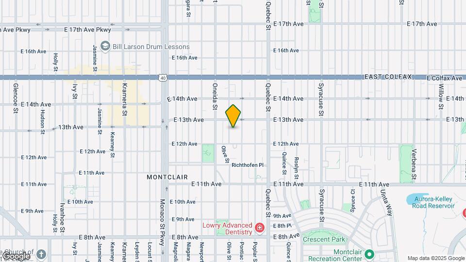 1248 Olive St Map and Location Details