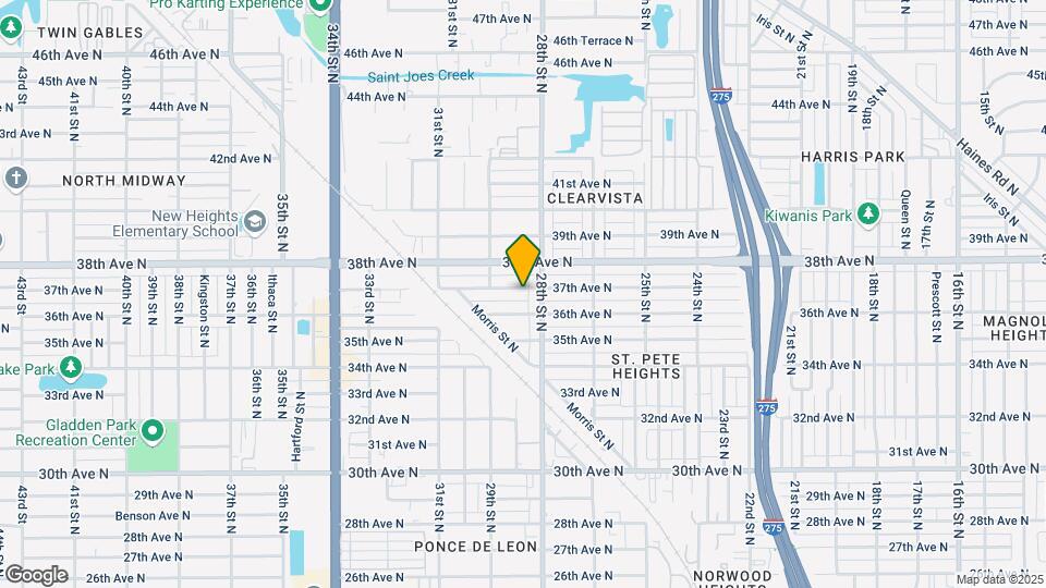 2822 37th Ave N Map and Location Details