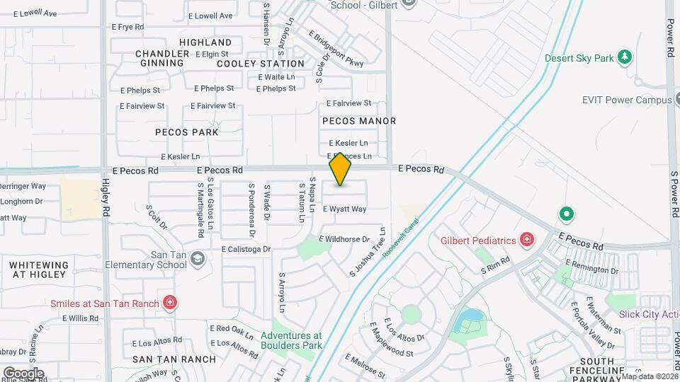 3860 E Longhorn Dr Map and Location Details