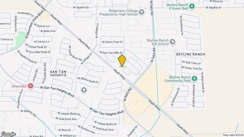 1868 W Desert Seasons Dr, Unit 01-S102 Map and Location Details