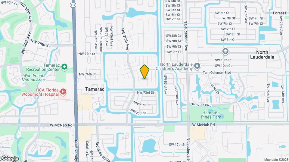 6805 NW 75th St Map and Location Details