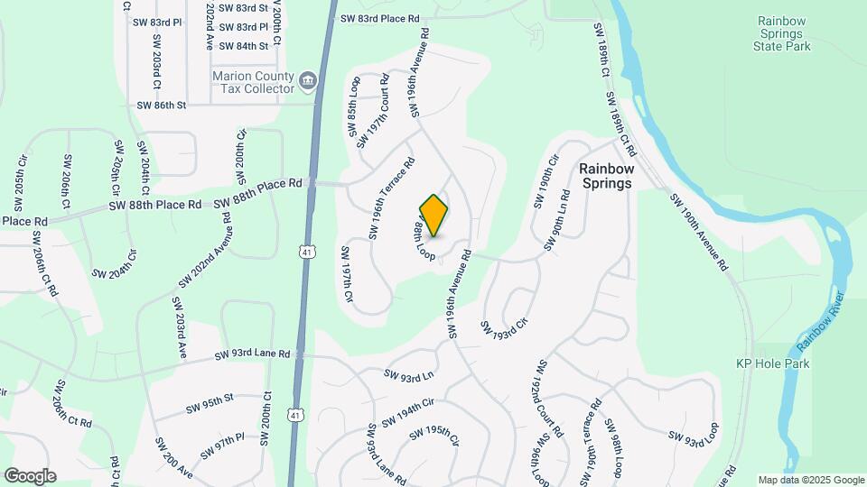 9041 SW 196th Ct Map and Location Details