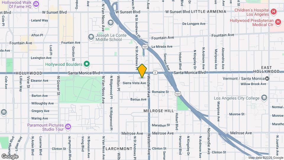 5431 Sierra Vista Ave Mapa y Detalles de la Ubicación
