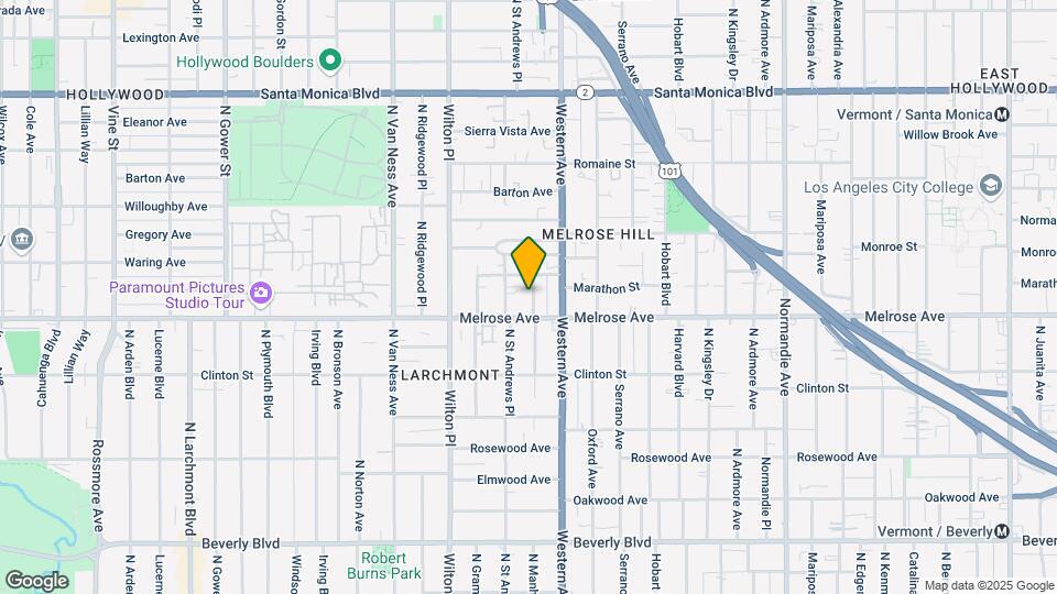 723 Manhattan Pl Map and Location Details