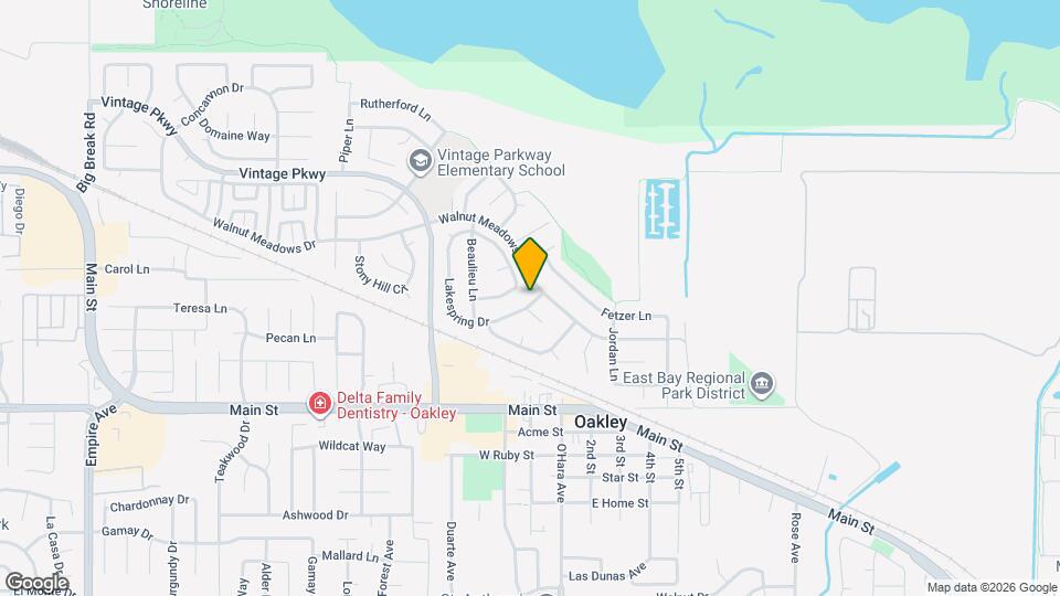 5431 Lakespring Dr Map and Location Details