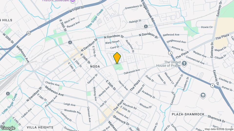 Brookside at NoDa Map and Location Details