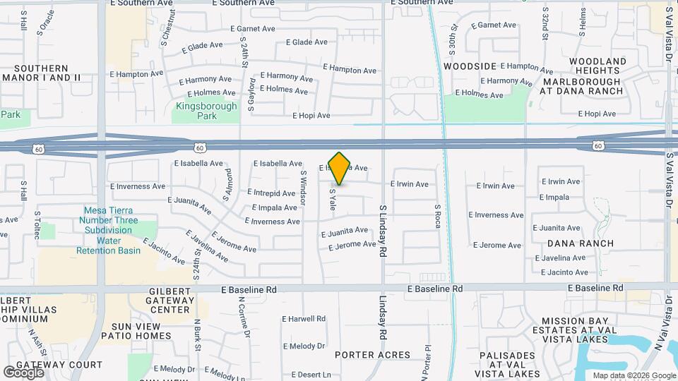 2654 E Impala Ave Map and Location Details