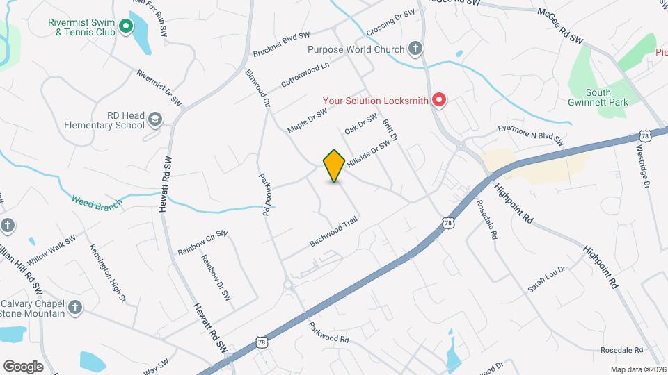 3331 Birchwood Trail Mapa y Detalles de la Ubicación