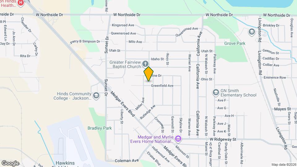 2640 Greenfield Ave Mapa y Detalles de la Ubicación