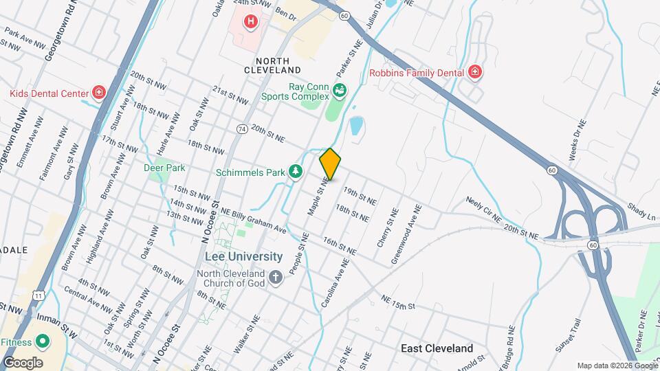 1968 Maple St NE Map and Location Details