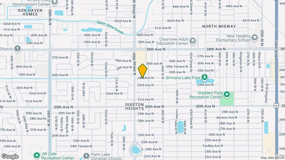 4800 34th Ave N Map and Location Details