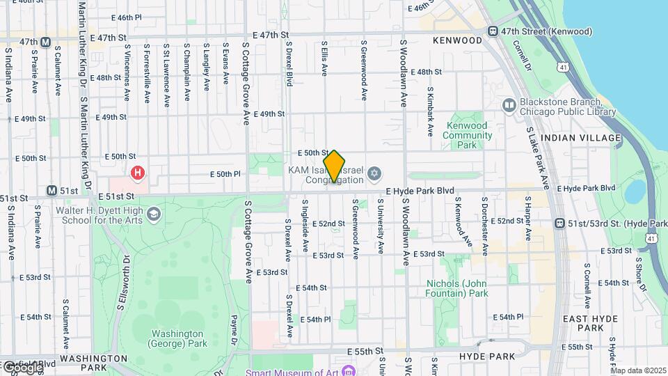5053 S. Ellis Avenue Mapa y Detalles de la Ubicación