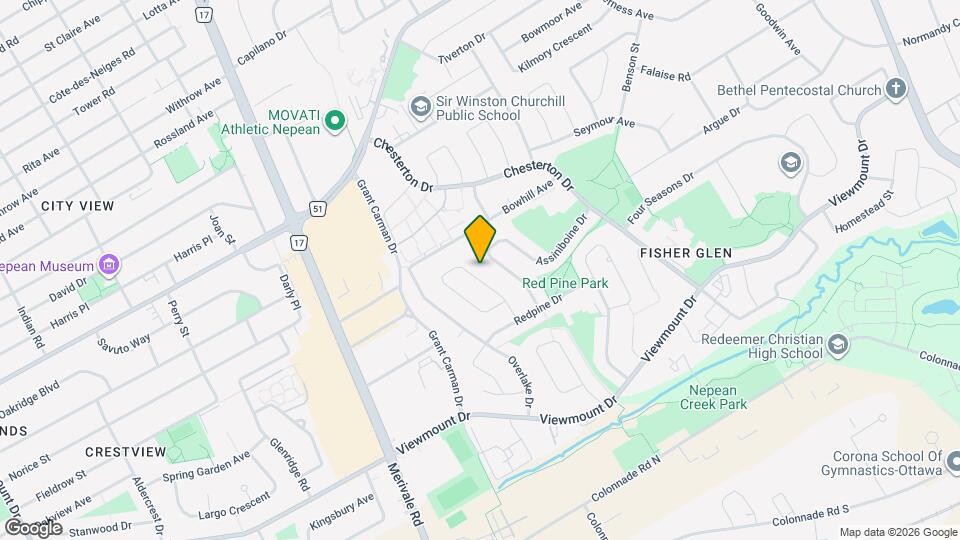 21 Keewatin Crescent Map and Location Details