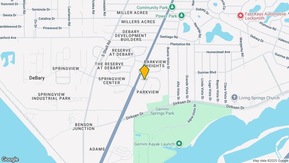 374 Pine Springs Dr Map and Location Details