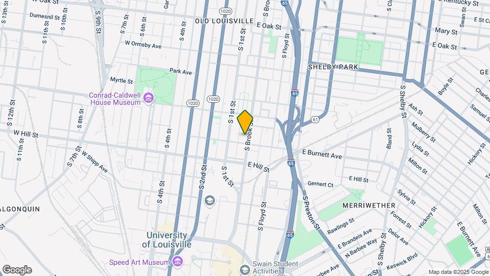 1440 S Brook St Map and Location Details