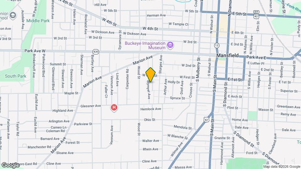 123 Blymyer Ave Map and Location Details