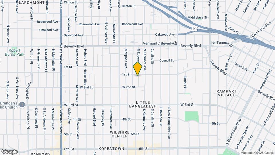 103 S Edgemont St Mapa y Detalles de la Ubicación