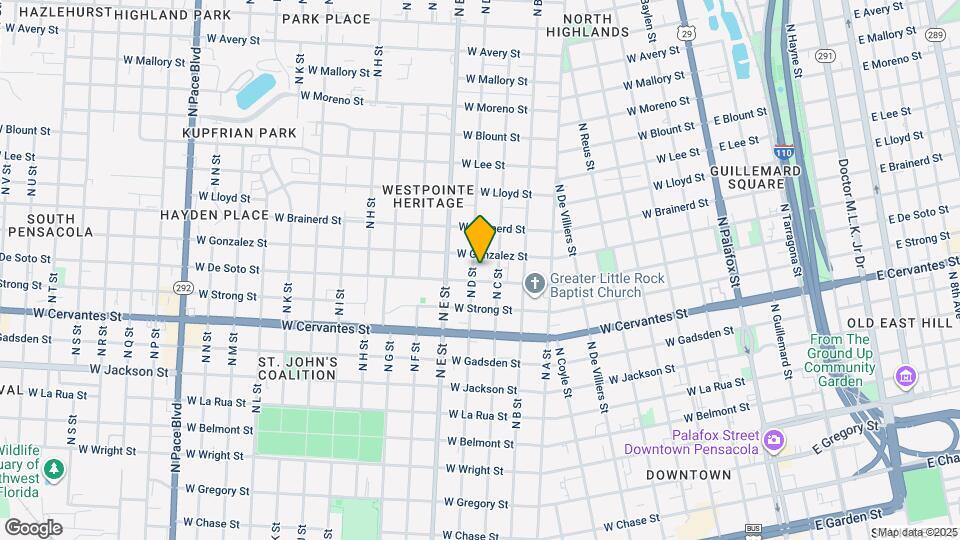 1008 N D St Map and Location Details
