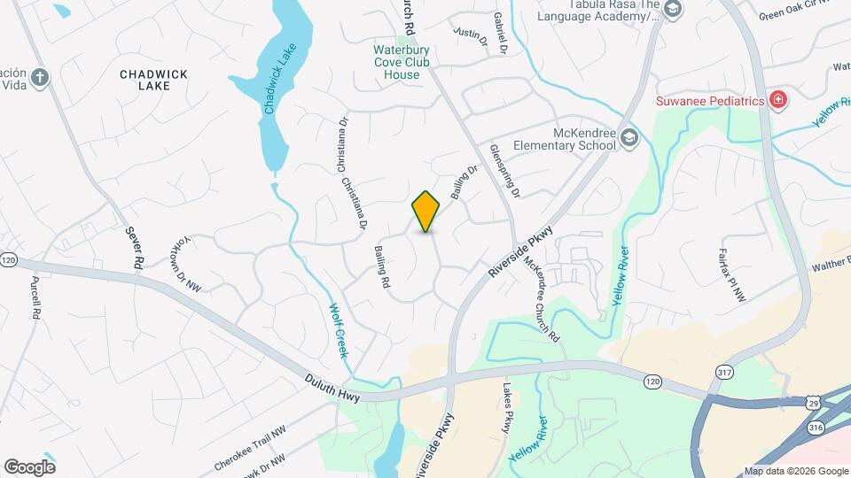 1262 Bailing Dr Map and Location Details