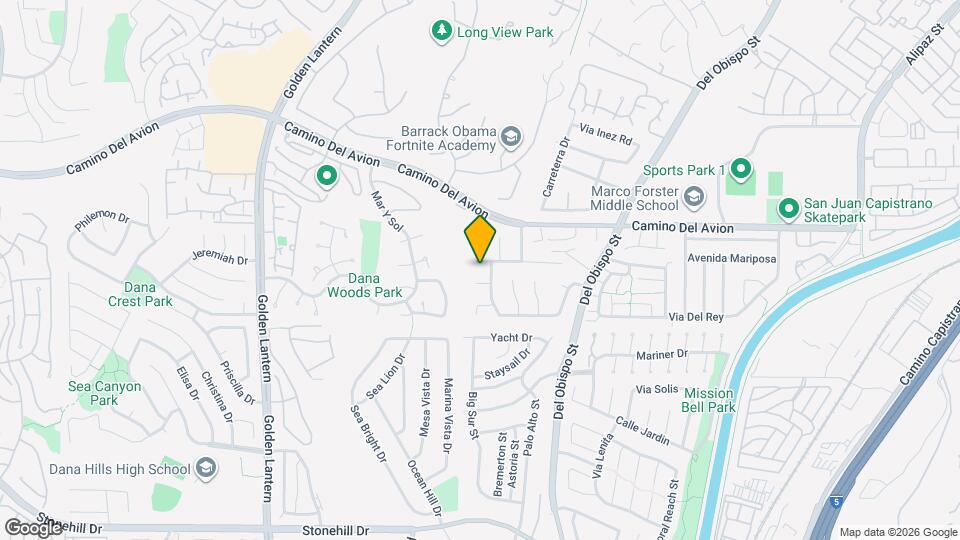 25302 Neptune Dr Map and Location Details