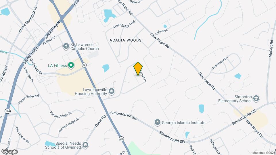 544 Timber Ridge Ct Map and Location Details