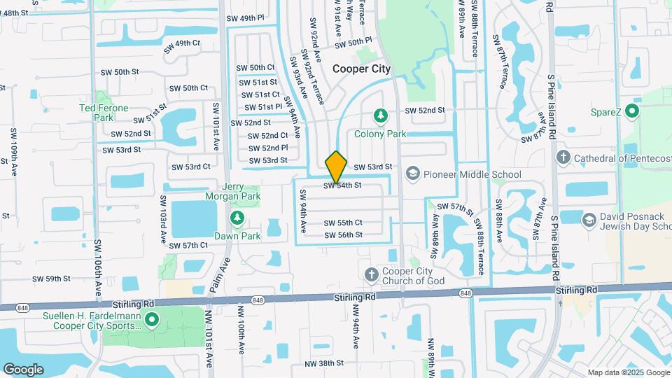 9240 SW 54th St Map and Location Details