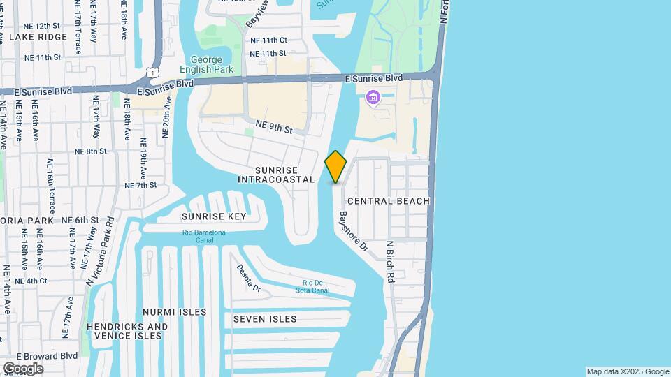 615 Bayshore Dr, Unit 701 Map and Location Details