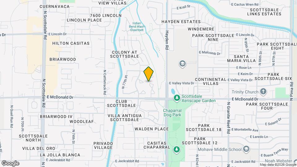 6114 N 79th St Map and Location Details