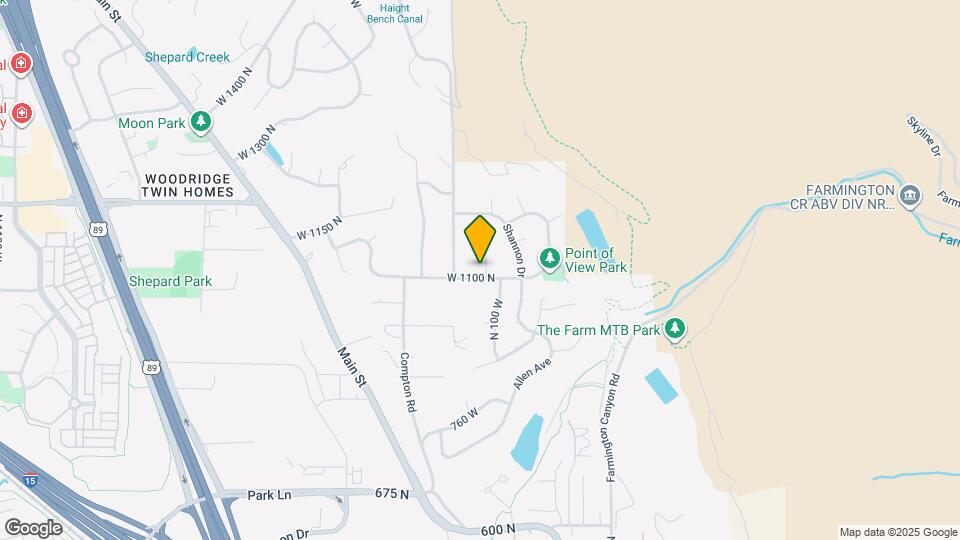 154 W 1100 N Map and Location Details