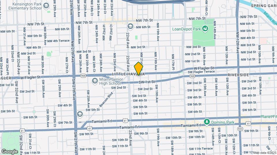 0 SW 21st Ave Mapa y Detalles de la Ubicación