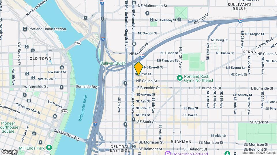 Central Eastside Lofts Mapa y Detalles de la Ubicación