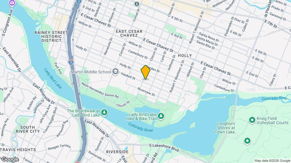 1902 Haskell St Map and Location Details