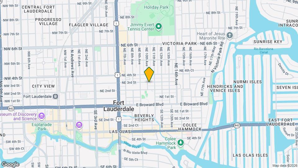 1004 NE 3rd St Map and Location Details