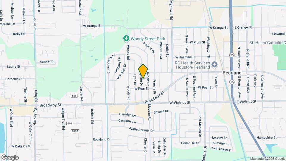 2405 Cunningham Dr Map and Location Details
