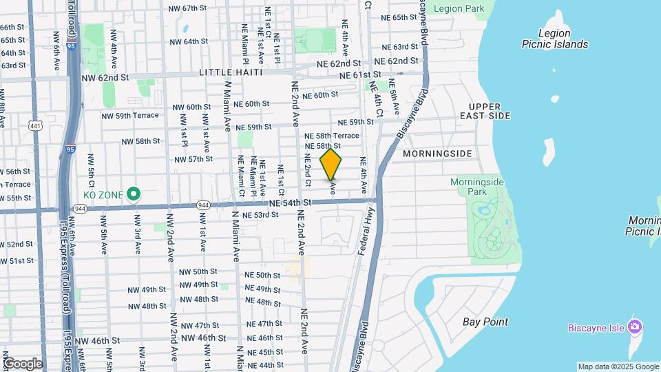 295 NE 55th St Mapa y Detalles de la Ubicación