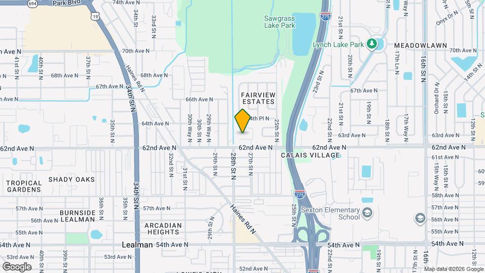 2761 62nd Terrace N Map and Location Details