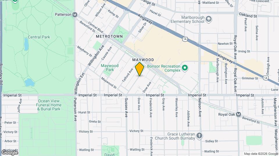 6620 Sussex Ave Map and Location Details