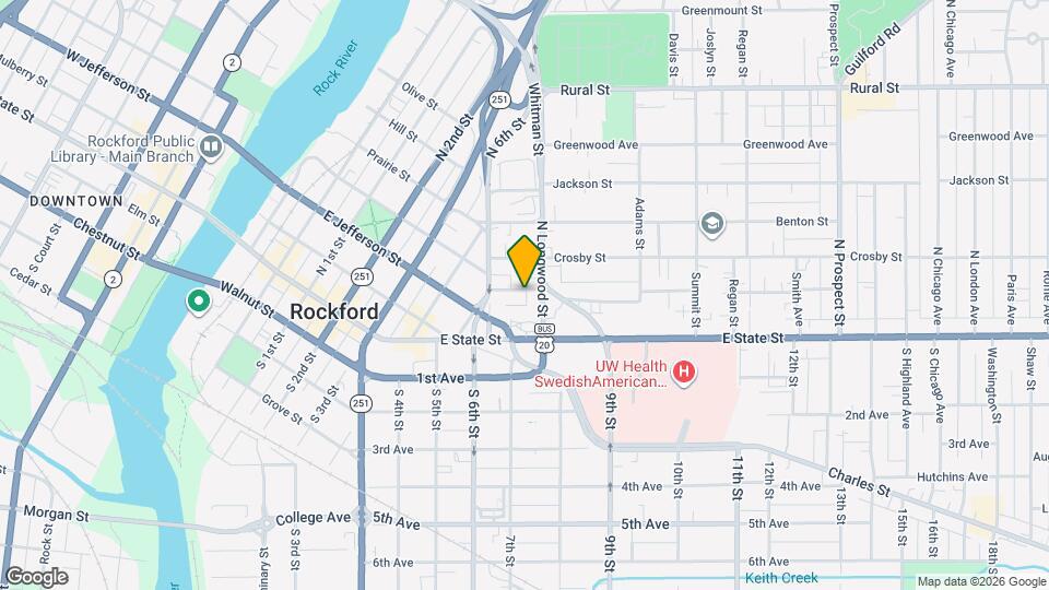 1029 Spafford Ave Map and Location Details