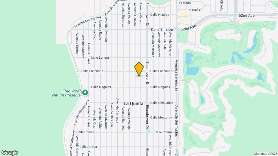 52585 Avenida Velasco Map and Location Details