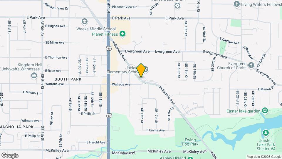 Park Indy Rowhomes Mapa y Detalles de la Ubicación